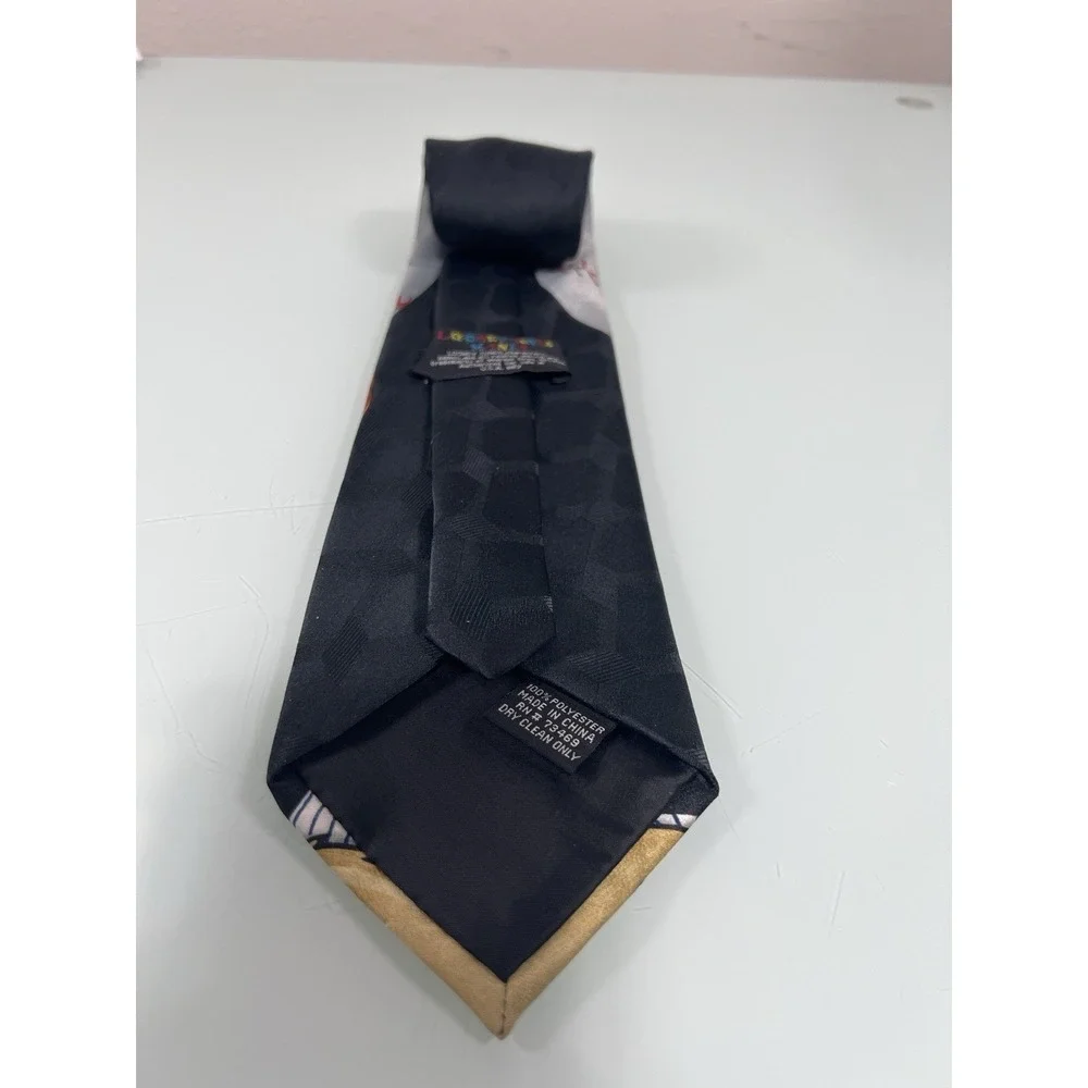 Vintage Men's‎ Looney Tunes Taz Baseball Tie 1996 Warner Bros Cartoon Necktie